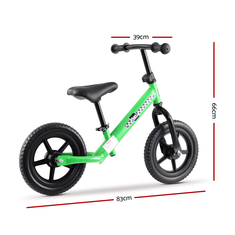 Rigo Kids Balance Bike Ride On Toys Push Bicycle Wheels Toddler Baby 12 Bikes Green"