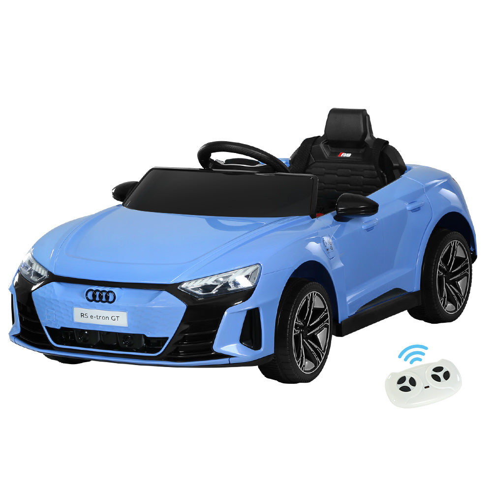 Audi Ride On Car Electric Sports Toy Cars RS e-tron GT Licensed Rigo Blue 12V