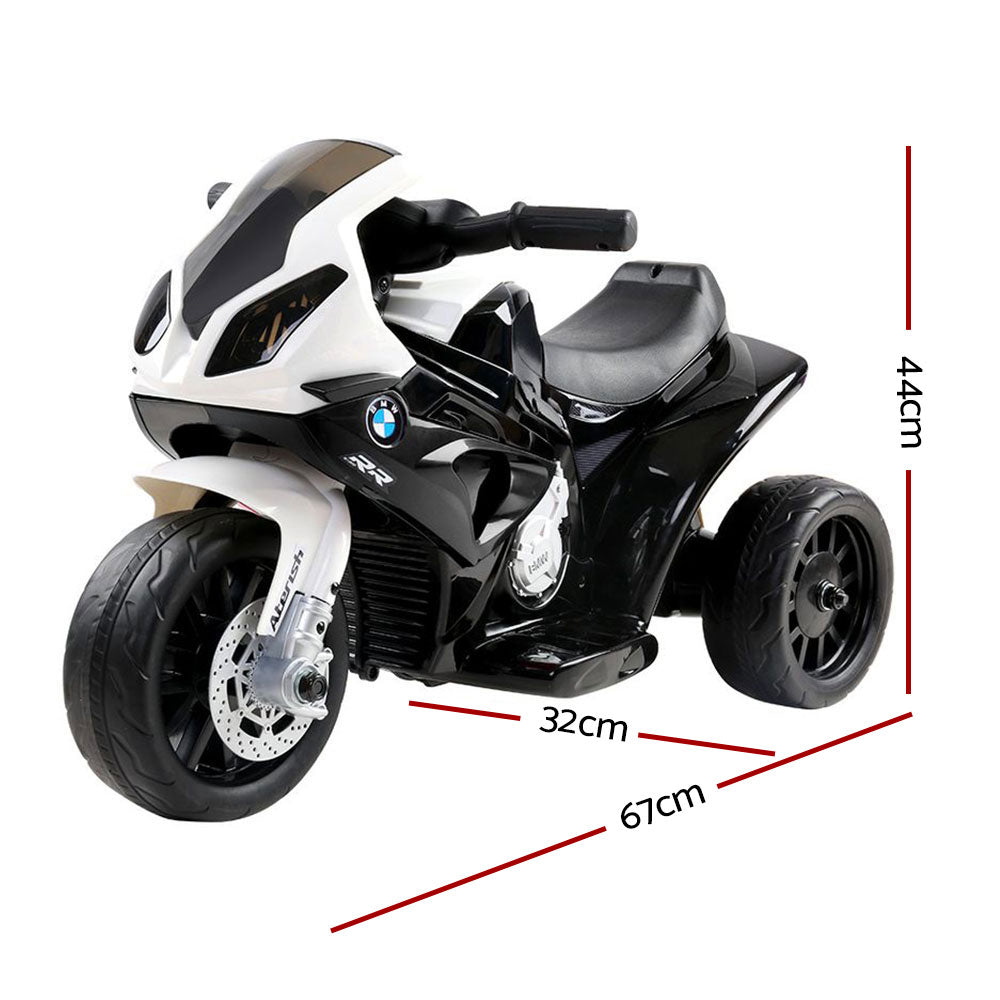 BMW Kids Ride On Motorbike Licensed S1000RR Motorcycle Car Black