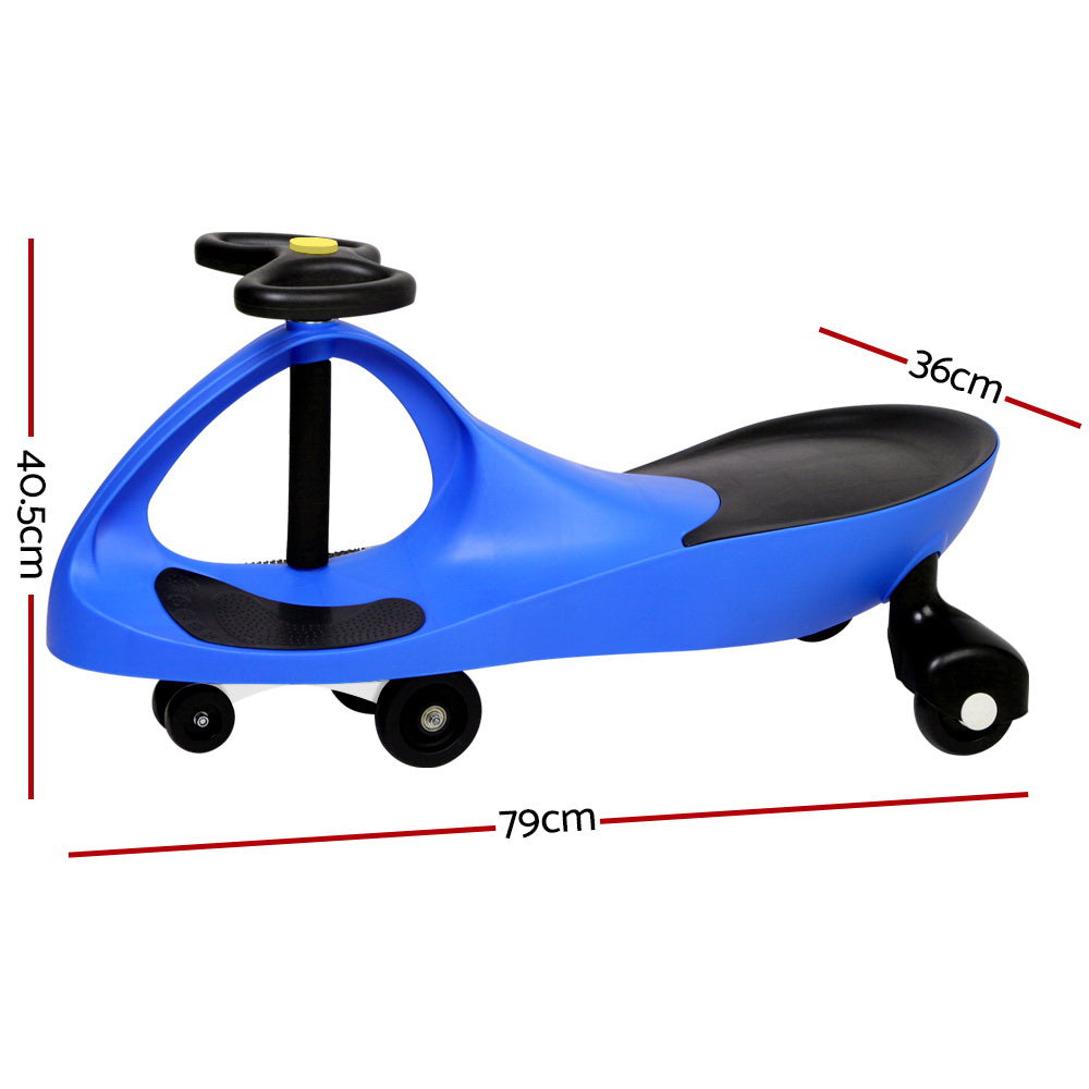 Rigo Kids Ride On Swing Car - Blue