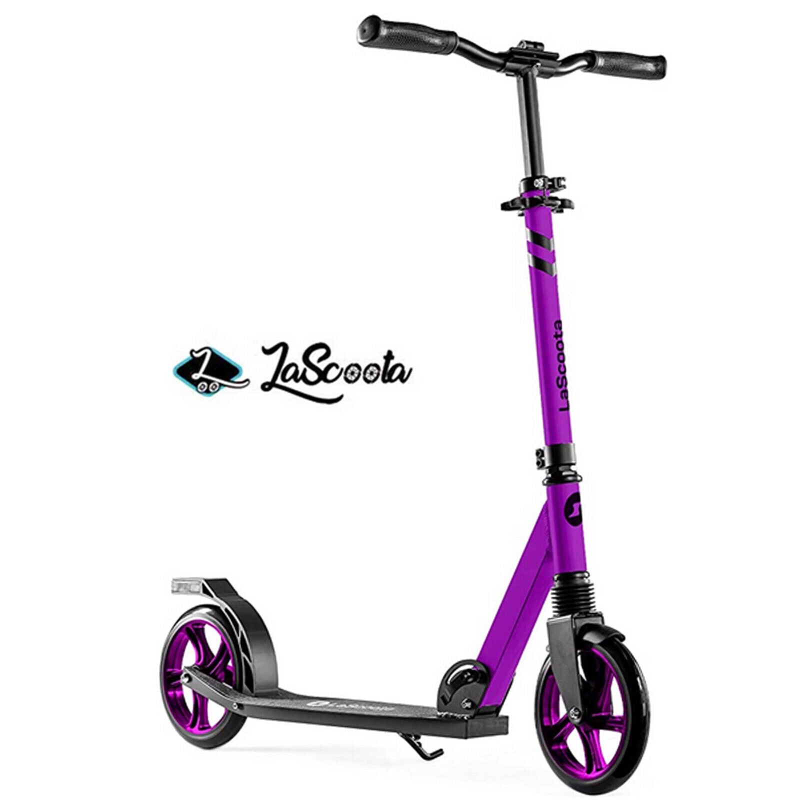 Lascoota Pulse Kick Push Commuter Scooter Teen Adult Plum