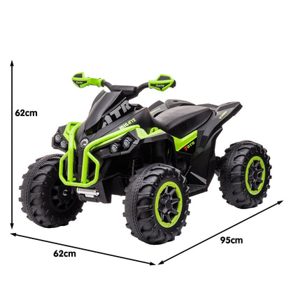 Kahuna GTS99 Kids Electric Ride On Quad Bike Toy ATV 50W - Green