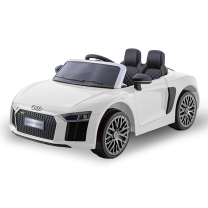 Kahuna R8 Spyder Audi Licensed Kids Electric Ride On Car Remote Control - White