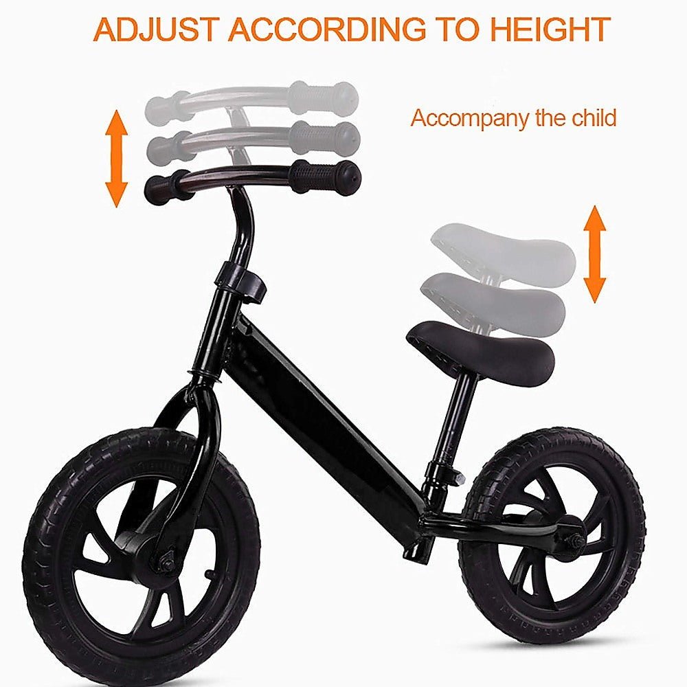 Kids Balance Bike - Black