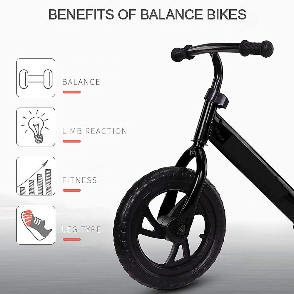 Kids Balance Bike - Black